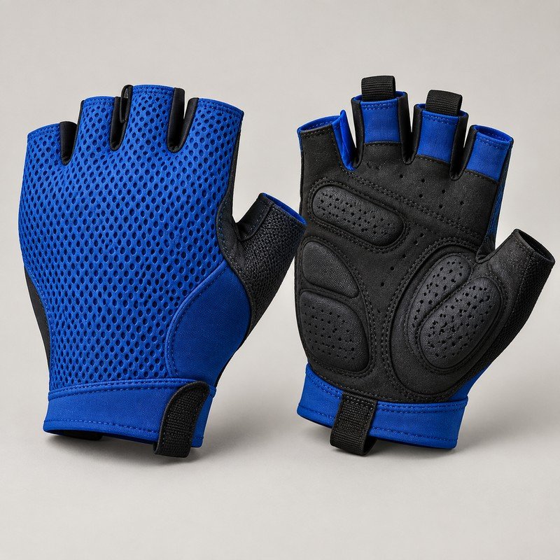 Peloton Blue Cycling Gloves