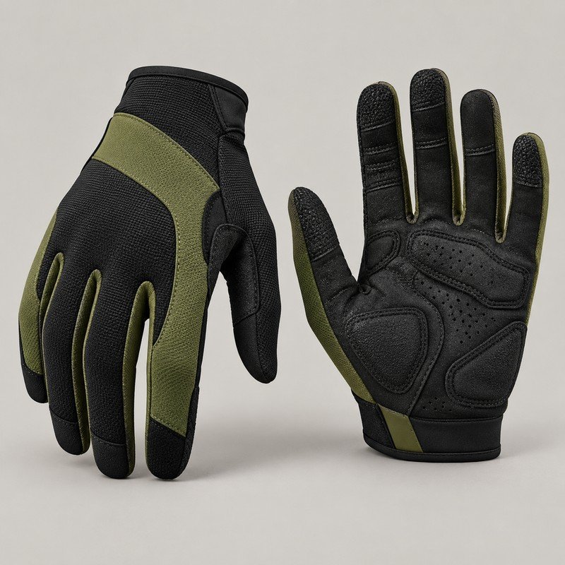 Trailguard Black Cycling Gloves