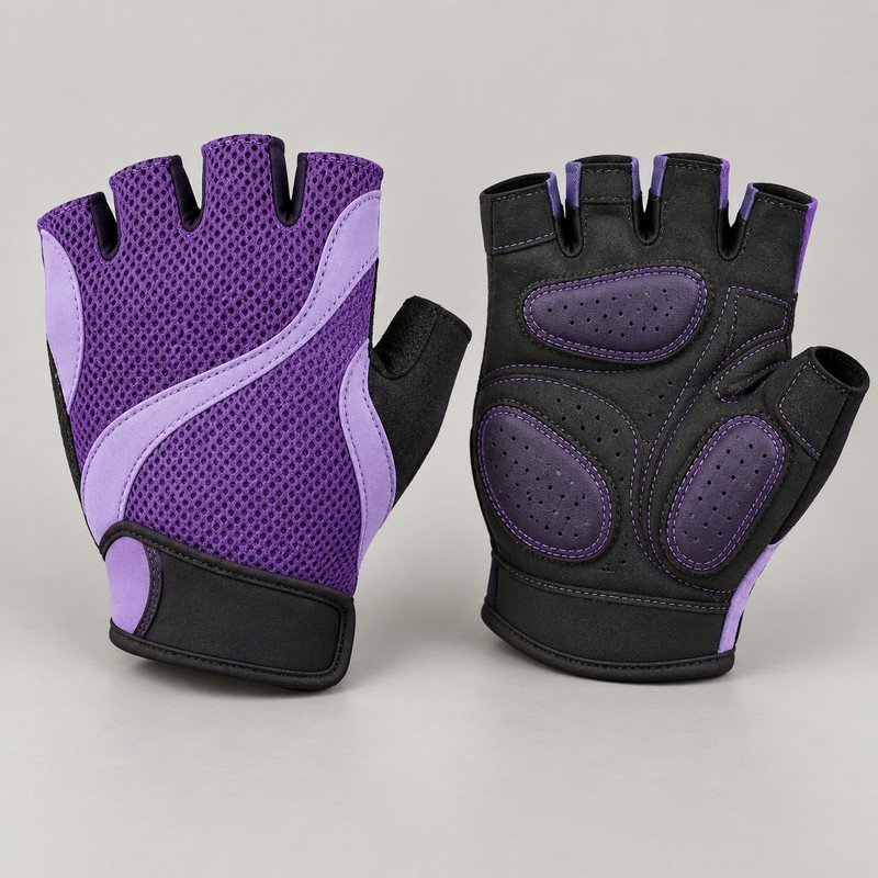 Violet Sprint Cycling Gloves