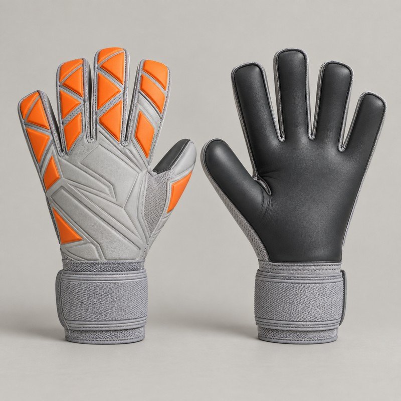 Silver Rampart Goalkeeper Gloves