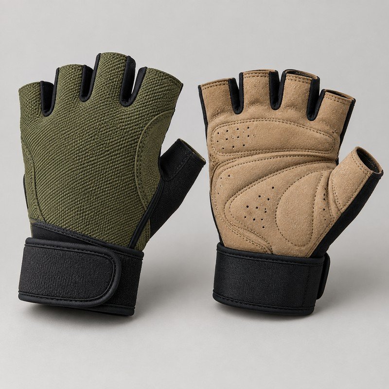 Olive Forge Gym Gloves