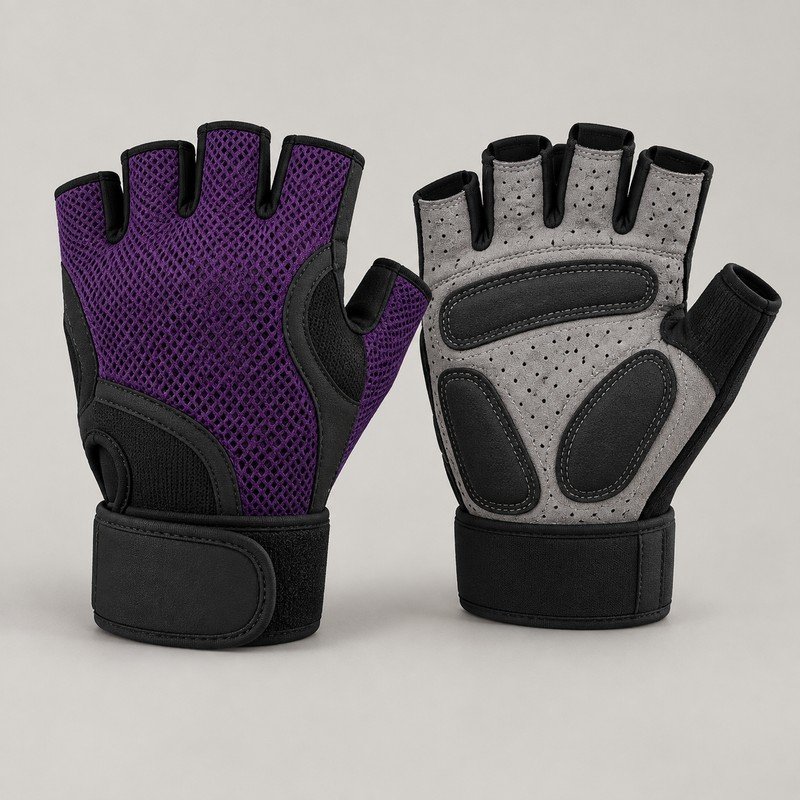 Violet Core Gym Gloves