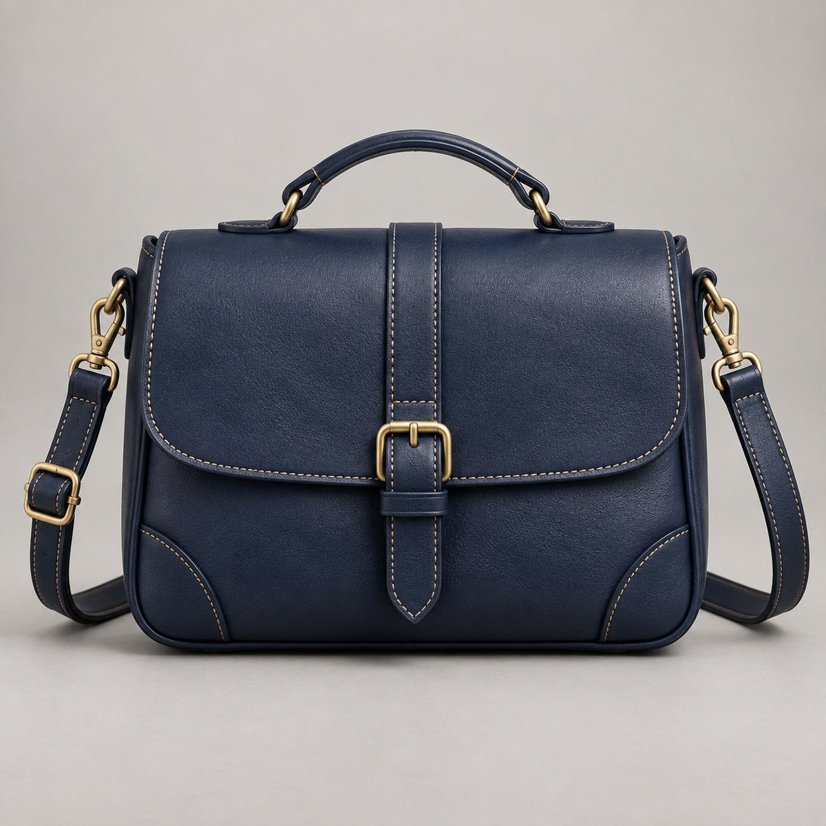 Navy Satchel