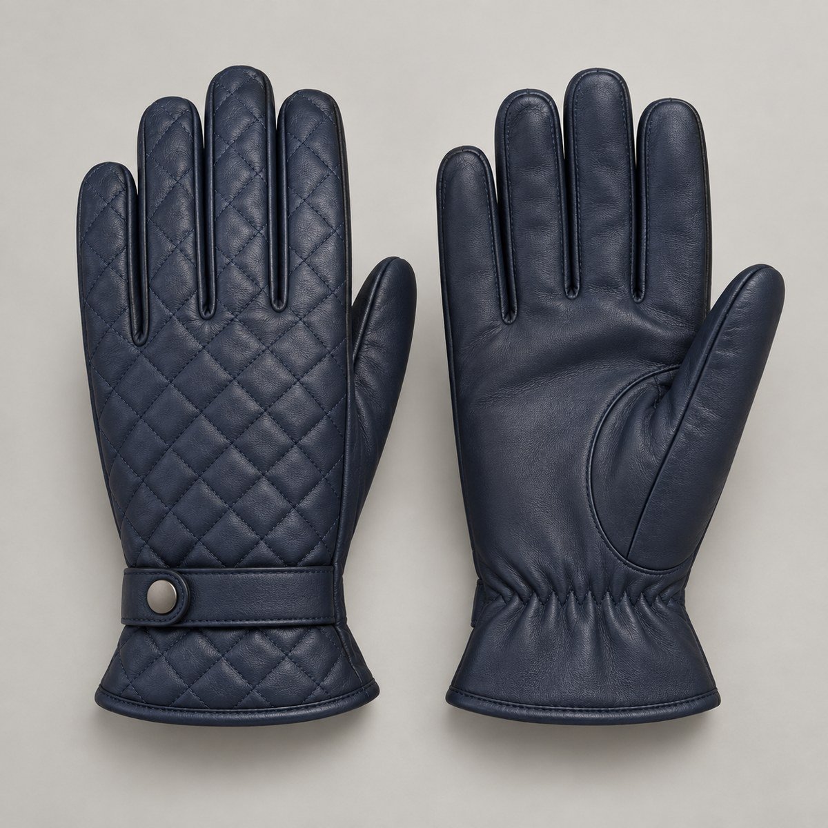 Navy Quilted
